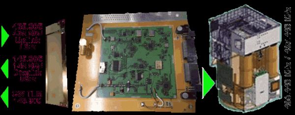 ÑUSAT-1 SSB/CW TRANSPONDER SATELLITE 