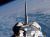 SPACE SHUTTLE UNDOCKS, STARTS JOURNEY BACK TO EARTH