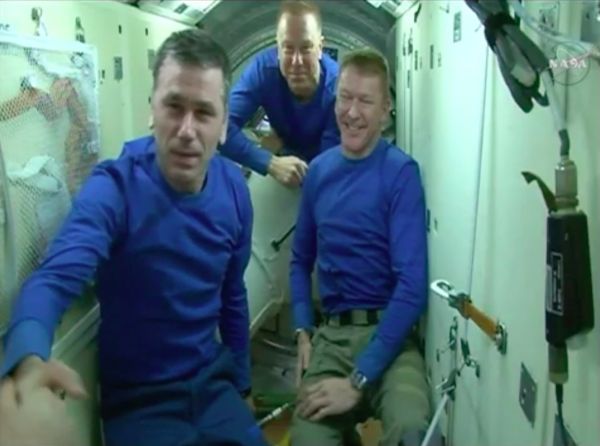 WATCH THREE ASTRONAUTS LEAVE THE INTERNATIONAL SPACE STATION TONIGHT 