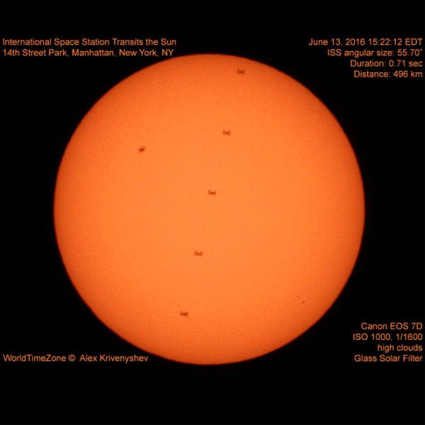 WOW! SPACE STATION CROSSES SUN'S FACE IN AMAZING PHOTO