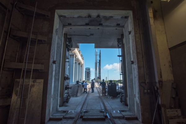 NEW SATELLITE FOR SPY AGENCY AWAITS LAUNCH INTO SPACE THURSDAY 