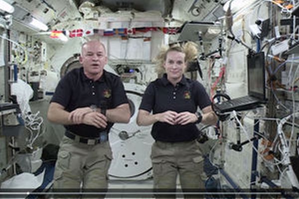 OLYMPIC FEVER HITS SPACE STATION ASTRONAUTS