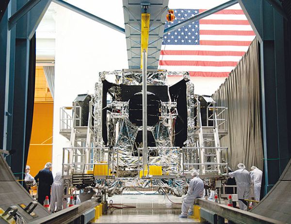 USAF SBIRS MISSILE WARNING SATELLITE PREPARES FOR OCTOBER LAUNCH