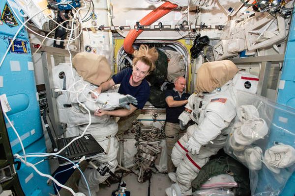 ASTRONAUTS TAKING SPACEWALK TO INSTALL NEW SPACE STATION DOCKING PORT TODAY: WATCH LIVE