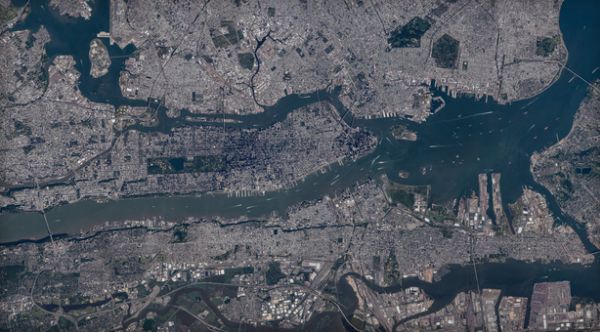 STUNNING PHOTO SHOWS NEW YORK CITY FROM SPACE
