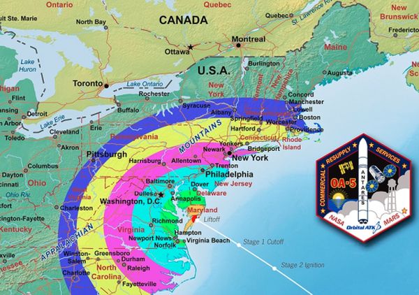 HOW TO WATCH SUNDAY'S ANTARES ROCKET LAUNCH IN THE NIGHT SKY
