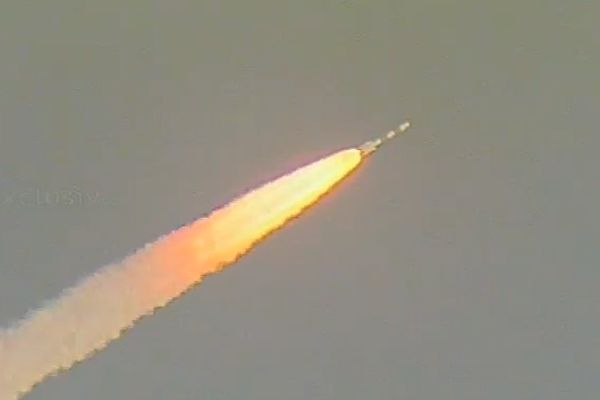RESOURCE-MAPPING SATELLITE BLASTS OFF FROM INDIA