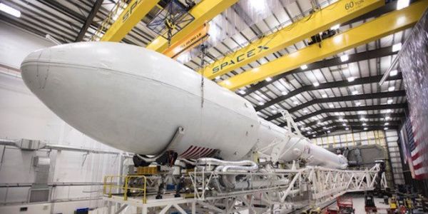 IRIDIUM SATELLITE LOADED ON FALCON 9 ROCKET AHEAD OF PLANNED JANUARY 14 LAUNCH