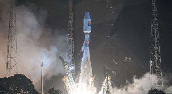EUROPEAN SOYUZ LAUNCHES SMALLGEO SATELLITE FOR HISPASAT