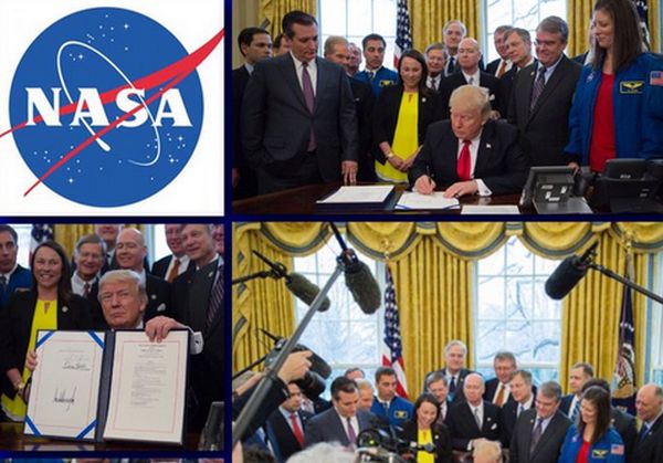 PRESIDENT TRUMP SIGNS NASA AUTHORIZATION BILL