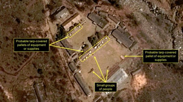 SATELLITE IMAGES SHOW NORTH KOREA MAY BE PREPARING FOR NUCLEAR TEST