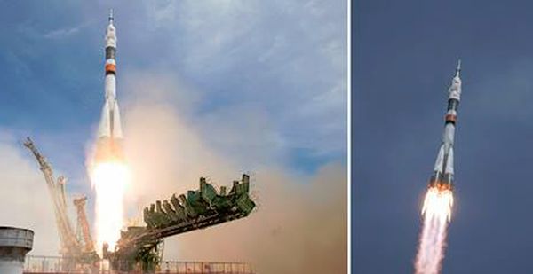TWO NEW CREW MEMBERS ARRIVE AT INTERNATIONAL SPACE STATION