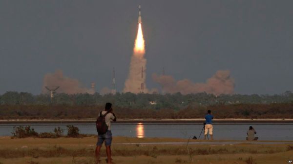 INDIA LAUNCHES SOUTH ASIA 'DIPLOMACY' SATELLITE FOR COMMUNICATION SERVICES