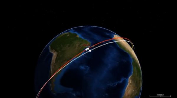 SPY SATELLITE SPACEX LAUNCHED MIGHT BUZZ THE SPACE STATION