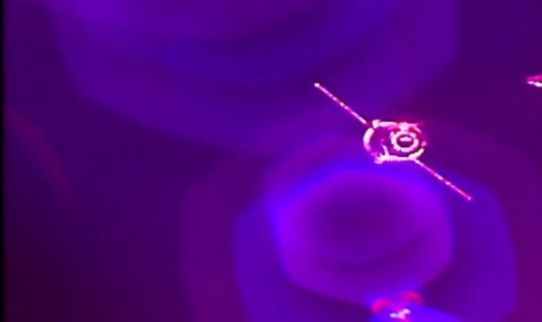 PROGRESS CARGO FREIGHTER DOCKS WITH INTERNATIONAL SPACE STATION
