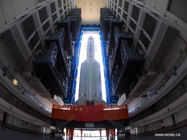 SECOND LAUNCH OF CHINA’S LONG MARCH 5 HEAVY-LIFT ROCKET SET FOR SUNDAY