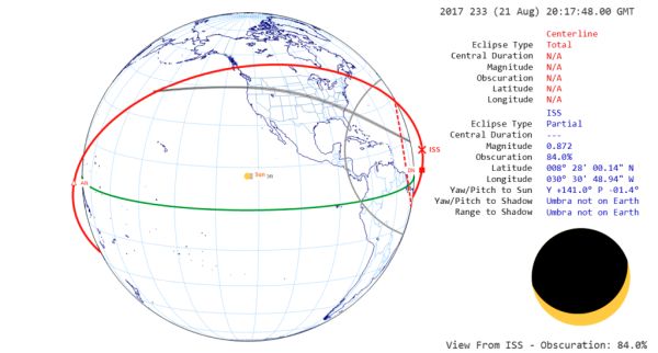STATION CREW ENDS WEEK PREPARING FOR ECLIPSE 2017