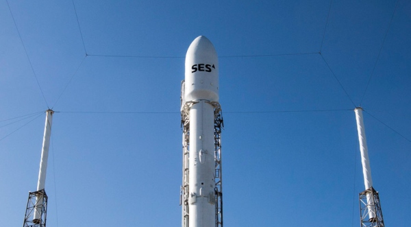 SPACEX TO LAUNCH SHARED ECHOSTAR, SES SATELLITE IN OCTOBER