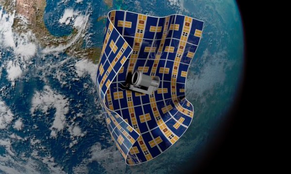THIS SPACECRAFT IS THINNER THAN A HUMAN HAIR AND CAN CAPTURE SPACE DEBRIS