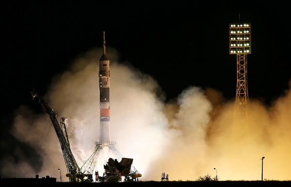 SOYUZ MS-06 SPACECRAFT WITH CREW OF THREE LAUNCHED FROM BAIKONUR
