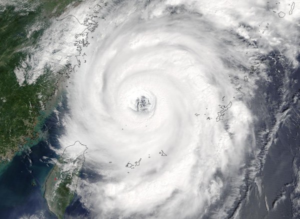 NASA'S TERRA SATELLITE SPIES TYPHOON TALIM'S LARGE EYE
