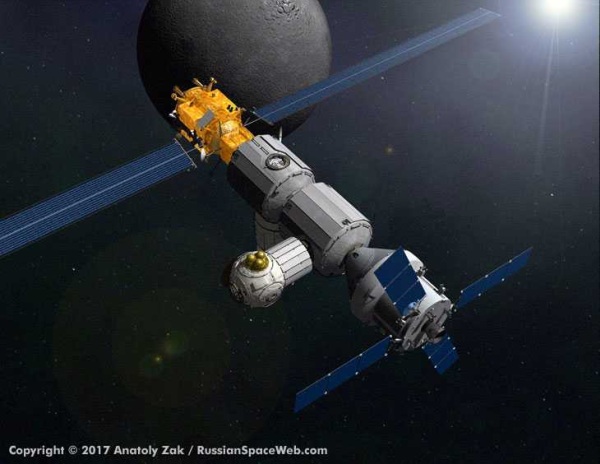 RUSSIA WILL TEAM UP WITH NASA TO BUILD A LUNAR SPACE STATION