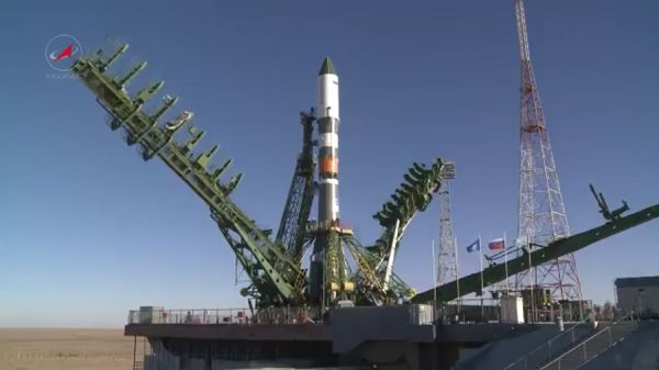 LAUNCH OF SOYUZ 2.1A WITH PROGRESS MS-07 SCRUBBED SECONDS BEFORE LIFTOFF
