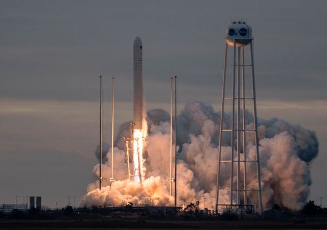 ORBITAL ATK ROCKET LAUNCHES NASA CARGO TO SPACE STATION IN SPECTACULAR MORNING LIFTOFF