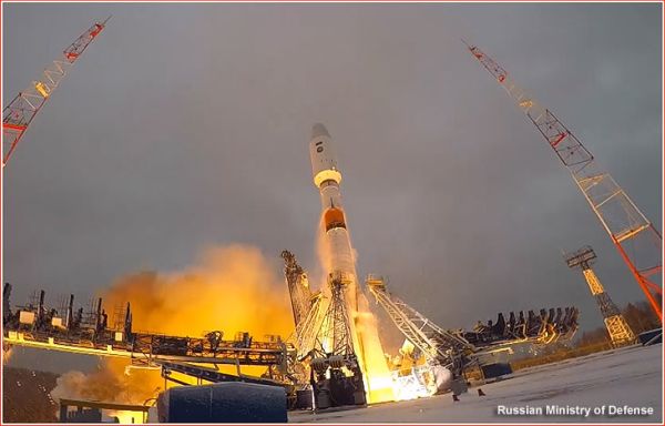 SOYUZ ROCKET DELIVERS A MILITARY SATELLITE