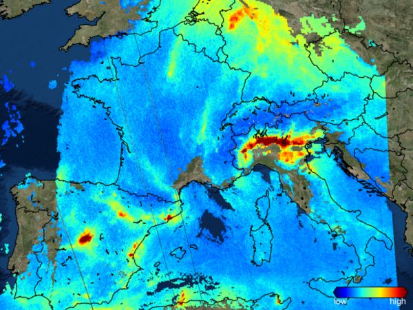 ADVANCED SATELLITE TRACKS AIR POLLUTION IN EXTRAORDINARY DETAIL