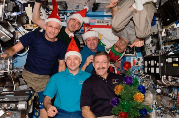CHRISTMAS AT THE SPACE STATION: ASTRONAUTS CELEBRATE WITH NEW TREE, GIFTS FROM EARTH