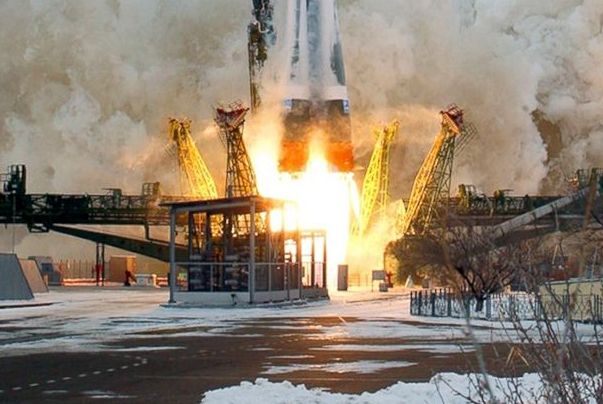 RUSSIAN CARGO SHIP DOCKS AT INTERNATIONAL SPACE STATION