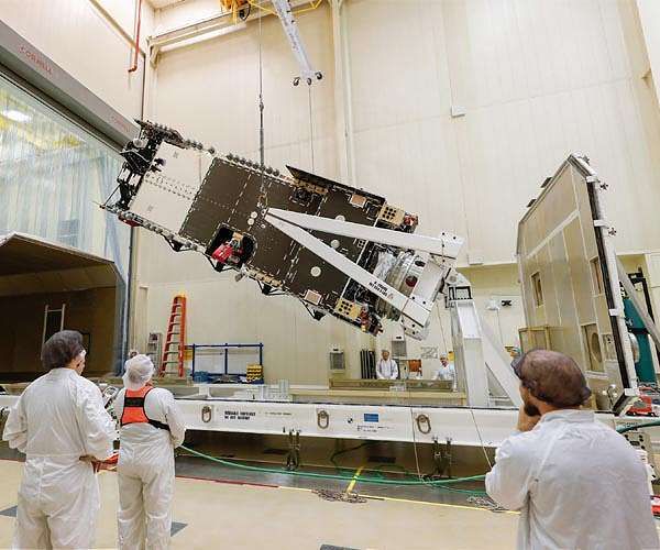 LOCKHEED MARTIN COMPLETES ASSEMBLY ON ARABSAT'S NEWEST COMMUNICATIONS SATELLITE