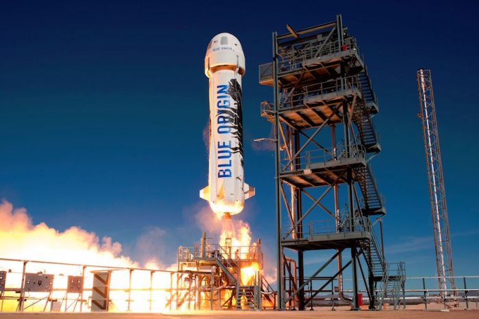 BLUE ORIGIN PREPS FOR SUBORBITAL TEST FLIGHT SUNDAY