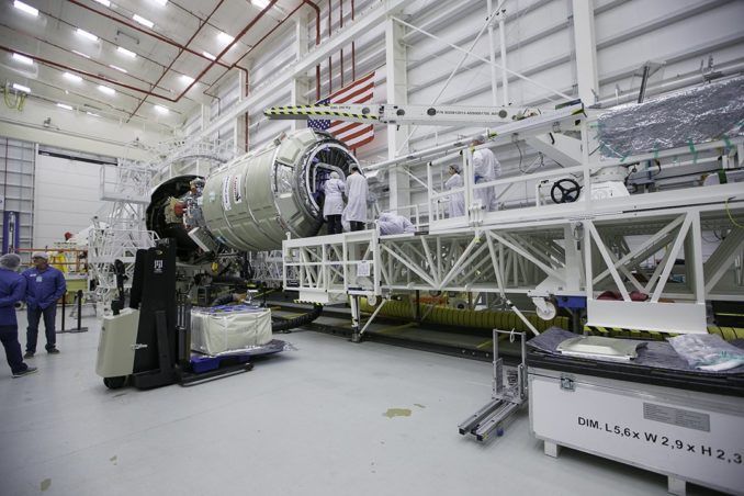 ORBITAL ATK READIES CARGO SHIP FOR LAUNCH TO SPACE STATION