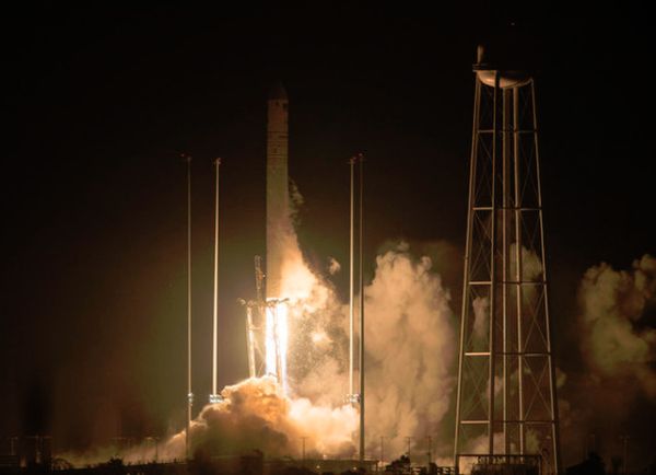 ANTARES ROCKET LAUNCHES NASA CARGO TO SPACE STATION IN DAZZLING PREDAWN LIFTOFF