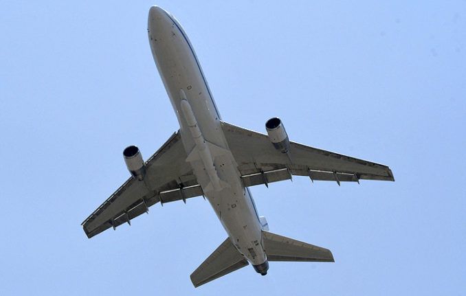 PEGASUS ROCKET, NASA SATELLITE HEAD FOR LAUNCH BASE IN PACIFIC