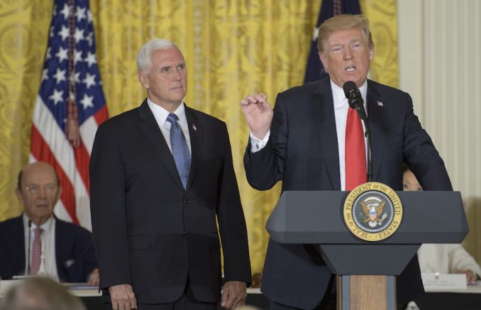 TRUMP CALLS FOR ESTABLISHMENT OF U.S. “SPACE FORCE”