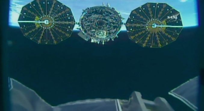 CYGNUS CARGO SHIP RELEASED FROM SPACE STATION, HEADS FOR EXTENDED MISSION