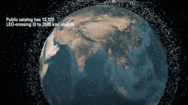 INSIDE THE HIGH-STAKES BUSINESS OF TRACKING SPACE JUNK