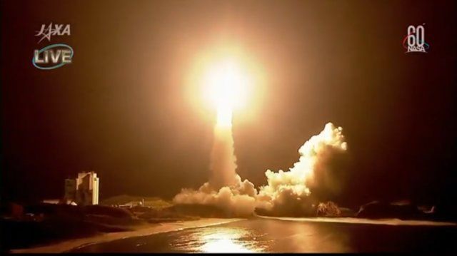 JAPANESE CARGO SHIP LAUNCHES TOWARD SPACE STATION