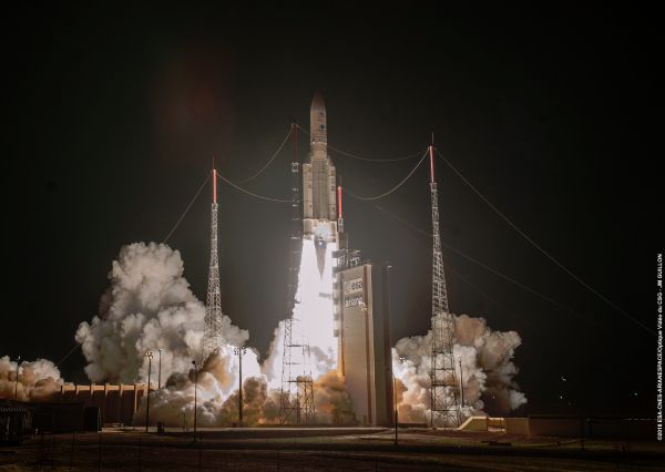 ARIANE 5 LAUNCHES TWO SATELLITES ON 7-YEAR VOYAGE TO MERCURY 
