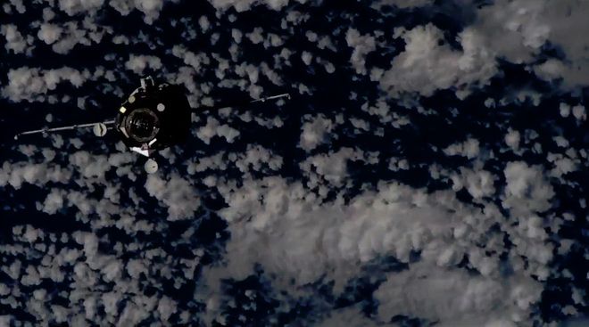 ROBOTIC RUSSIAN CARGO SHIP DELIVERS TONS OF SUPPLIES TO SPACE STATION