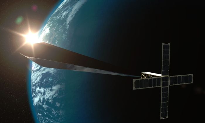 ORBITAL REFLECTOR: THE ARTIST FIRING A SATELLITE INTO SPACE