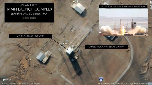 IMAGES SHOW IRAN PREPPING SATELLITE LAUNCH DESPITE POMPEO'S THREAT