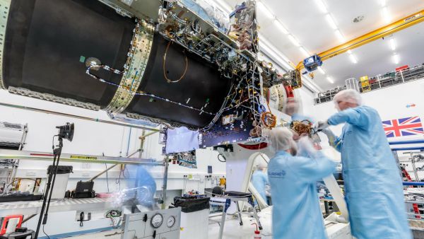 WORLD-FIRST CHAMELEON SATELLITE LEAVING NATIVE BRITISH SHORES