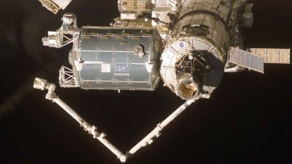 EUROPE'S SPACE STATION MODULE HAS HUNDREDS OF TINY DENTS FROM 'MARAUDING' DEBRIS
