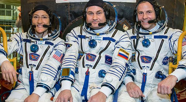 NEXT SPACE STATION CREW LAUNCH SET THURSDAY ON SOYUZ FROM BAIKONUR COSMODROME
