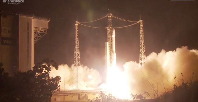 VEGA ROCKET LAUNCHES EARTH-WATCHING PRISMA SATELLITE FOR ITALY