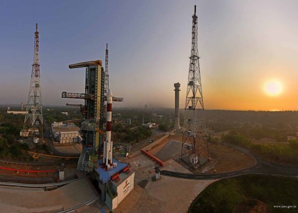 INDIA’S PSLV POISED FOR LAUNCH WITH 29 SATELLITES